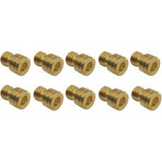 10개 세트 원형 헤드 메인 제트 4mm GY6 50cc 139QMB 스쿠터 케힌 카브 PZ19 70-92, 10개 세트 원형 헤드 메인 제트 4mm GY6 50c