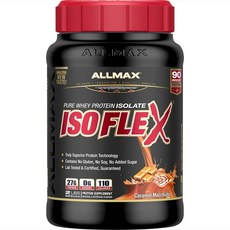 ALLMAX Isoflex乳清蛋白粉, 焦糖瑪奇朵, 1個, 907克