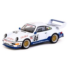 Schuco TARMAC WORKS 保時捷911 Turbo S LM GT 鈴鹿1000公里 1994 1/64 完成品模型車, 1個, White