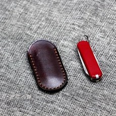 빅토리녹스 스위스밀리터리 다용도툴 지갑 소가죽 접는 칼 커버 가죽 칼집 58MM 84MM 91MM, 84mm(0.2303), 1개