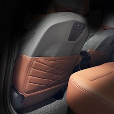 레이덴 BMW 호환 5시리즈 G60 킥매트 시트커버 킥커버 보호매트 1+1, 코퍼브라운, 2개