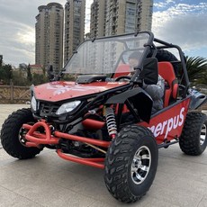 UTV卡丁車四輪越野摩托車，雙人座全地形沙灘車，成人兒童漂移賽車, 巴山300水冷獨立懸掛, 1個