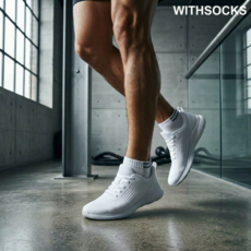 남성 스포츠양말 두꺼운 이중바닥 발목형 33