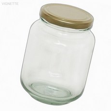 유리 저장용기 H형 580ml 열탕소독 냄새차단, 1개, 580L