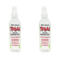 Thai Deodorant Stone 크리스탈 데오드란트 미스트 240ml(8fl oz) 2 SET, 1개, 120ml