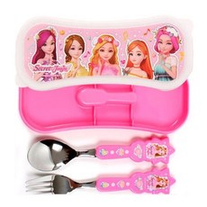 쥬쥬 루미 스푼 포크 케이스 세트 유아 수저포크세트gia6+2xSK