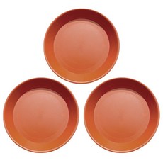엘쏘 플라스틱 화분 받침, 벽돌, 3개