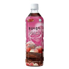 스위트코리아 복숭아 홍차 농축액상음료, 1L, 12개