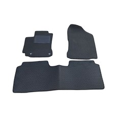 豐田ALTIS 11代/11.5代專用汽車腳踏墊(2014-2018年適用)菱格紋耐磨易清潔, 黑色, 11代 ALTIS【駕駛座一塊】