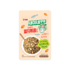 샘표 새미네부엌 간편반찬 만들기 아몬드 멸치볶음 소스 80g, 1개