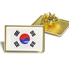(5개세트)TB 태극기 금테 뱃지 패션 브로치 미니 사이즈