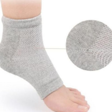 (가디언블루) 발 뒤꿈치 양말 발관리양말 각질관리_WB5B833, 블랙