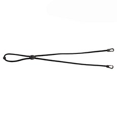 【台灣黑熊】日本 mont-bell 帽帶，輕巧耐用，防止帽子吹落，戶外運動必備, 黑色 BK, 1個