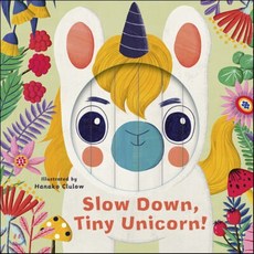 Little Faces: Slow Down Tiny Unicorn!, Words & Pictures