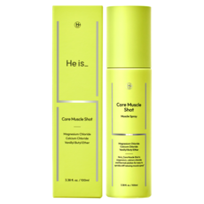 히이즈 코어머슬샷 뿌리는 마그네슘 스프레이 무릎 다리 허리, 1개, 100ml