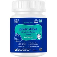 눈물 피부 기관지 강아지 멀티케어 멀티비타민 개와 고양이 위 살아있 시스템 SLPHOS 포함 만성 염 비건 베이컨 맛(소프트 캡슐 100개), 1개