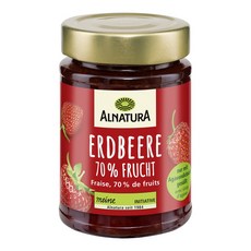 알나투라 70% 과육 아가베시럽 딸기잼 200g