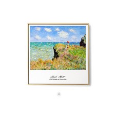 모네 명화 캔버스 인테리어 거실 벽걸이 장식 액자, 4_04