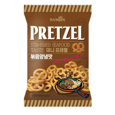 삼진 미니프레첼 볶음양념맛, 70g, 2개