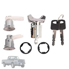 Getfarway 도어 락 실린더 및 점화 스위치 포드 에어로스타 1994 F150/250/350 픽업 1992-1995 E150/250/350 밴 1992-1995 크, Getfarway 도어 락 실린더 및 점화 스위치, 포, 1개