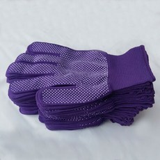 手套 批發手套防滑耐磨夏季加厚工廠工地干活打包柔軟防曬透氣維修勞保, 紫色12只再+送4只, 1個