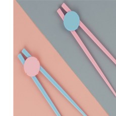 별구나라 아이 어린이 유아 젓가락 I.EQ 연습용젓가락, 핑크
