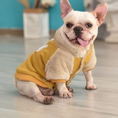 狗狗衣服泰迪小型犬寵物保暖毛衣幼犬博美比熊法鬥鞦鼕四腳衣鼕裝狗狗衣服, 四隻鳥-黃色,XL胸圍62背34（26-30斤）, 1個