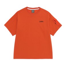 브랜드정품 내셔널 지오그래픽 NATIONALGEOGRAPHIC N262MTS950 NRN 유틸리티 소매포켓 세미오버핏 반팔 티셔츠 LORANGE 354604