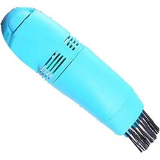 키보드 진공청소기 노트북용 휴대용 컴퓨터 진공청소기(파란색), Blue, 1개