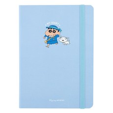 [짱구는 못말려]마이 다이어리 M (만년형), 1개, 블루
