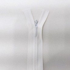 콘솔지퍼 10인치 25cm 숨은지퍼, 1세트, 백색