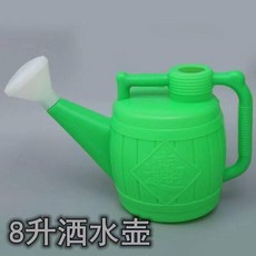 加厚澆花水壺新款白鐵皮灑水桶澆菜農用鍍鋅花灑壺澆花灑水壺花灑熱賣中, 加厚7升塑料壺噴頭, 1個