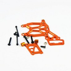 CNC 합금 HD 후방 상단 플레이트 HPI Baja 5B SS 5T 5SC KM Rovan 트럭 버기 색상 오렌지