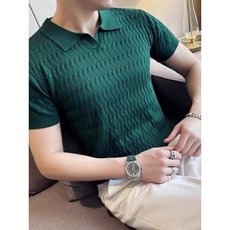 2026男士夏季POLO衫男裝上衣T恤短袖涼感衣高爾夫球衫針織薄款冰絲polo衫男短袖夏季舒適百搭透氣涼感V翻領商務休閒t恤運動上衣POLO短袖吸濕排汗都會商務休閒衫夏天
