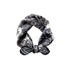 Tim & Tina Square 100% 멀베리 실크 53.3 x 53.3cm21 21인치 헤어 스카프 헤드 슬리핑 랩 새틴 헤드 S40 블루 및 그린 캐슈 169181, S24 포레스트 블랙