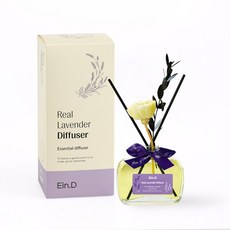 심신안정 숙면에 도움되는 100% 천연 리얼 라벤더 디퓨저 100ml, 1개, 디퓨저+추가섬유스틱5개