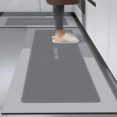 빨아쓰는 특대형 규조토 발매트 주방매트 욕실매트 소프트 규조토 주방매트, 블루