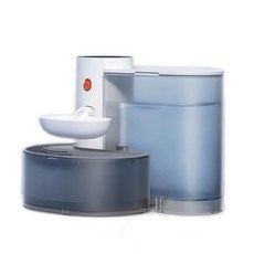 寵物飲水機 自動循環過濾 湧泉式飲水器 大容量低噪音飲水設備, 白色圖片色, 1個, P0432