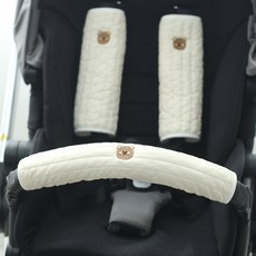 M4U 맘스포유 유모차 카시트 안전벨트 커버 (사이즈 선택), 안전벨트커버-M곰이, 1개