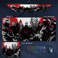 나루토 마우스 패드 애니메이션 게임 2차원 크리 에이 티브 데스크 키보드 맞춤형 만화 도매, 02 800X300X3, 24 NARUTO-03