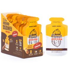 레미레미 짜먹는 땅콩버터 100% 클래식, 1박스, 250g