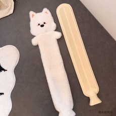 長條熱水袋 注水灌水 學生宿舍暖牀神器 加長款 臺灣出貨, 1個, 西狗,75釐米（大容量1700毫升）