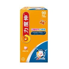 Redoxon 力度伸 三重配方口嚼錠 C D 鋅 90錠 柳橙口味, 1盒, 90顆