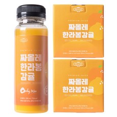 가열 없이 물 타지 않고 만든 짜올레 한라봉 감귤(냉동) 제주 NFC 과일 과즙 음료, 12개, 180ml