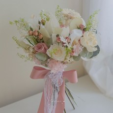 DAY OFF愉快假期 分束捧花 永生花花捧花 結婚捧花 乾燥捧花 婚禮拍照乾燥玫瑰, 不分束