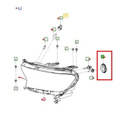 【JT福特原廠】RANGER 3.2 T7 15- 正廠 大燈防塵蓋 大燈保護蓋, 1個