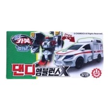 헬로카봇 미니 댄디 앰뷸런스X 로봇장난감, 혼합색상, 1개