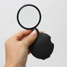 권사장 접이식 돋보기 지름 6cm 5배율 독서돋보기