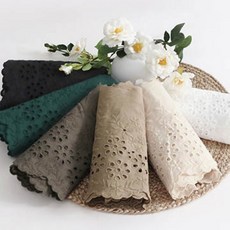 패션스타트 [90cm] 글로리 플라워 면자수레이스, 1개, 옐로우베이지