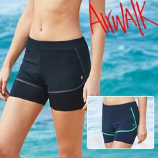 에어워크서프여성래쉬가드 3부 반바지레깅스 YAWe4106아쿠아레깅스래시가드레쉬가드